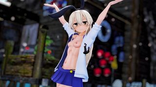 Shimakaze - Deep Blue Town [MMD R18] Airiiria