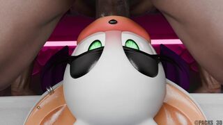 Rouge puts her mouth to good use~