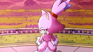 Blaze riding Silver [Apsel Bluestar]