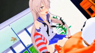 Shimakaze - Cowgirl Position (ver. 2) [R18] Younouburasi