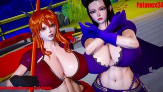 [Fulanox34] Anime girls in Trouble Nami & Robin (preview)