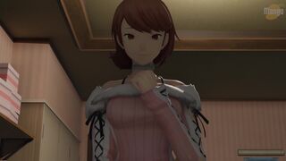 Yukari taking on Aigis