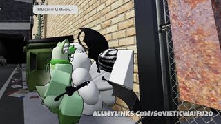 ROPORN - Liz gets some good time with a little kitty