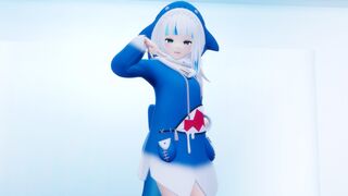 【R-18 MMD】 D.HOLIC - Chewy - Gawr Gura