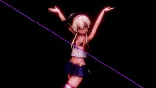 Shimakaze - Deep Blue Town (B ver.) [MMD R15] Delor
