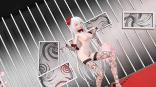 Yowane Haku Vocaloid Hentai Undress Dance Song Stickysticky Sexy Lingerie Mmd 3D