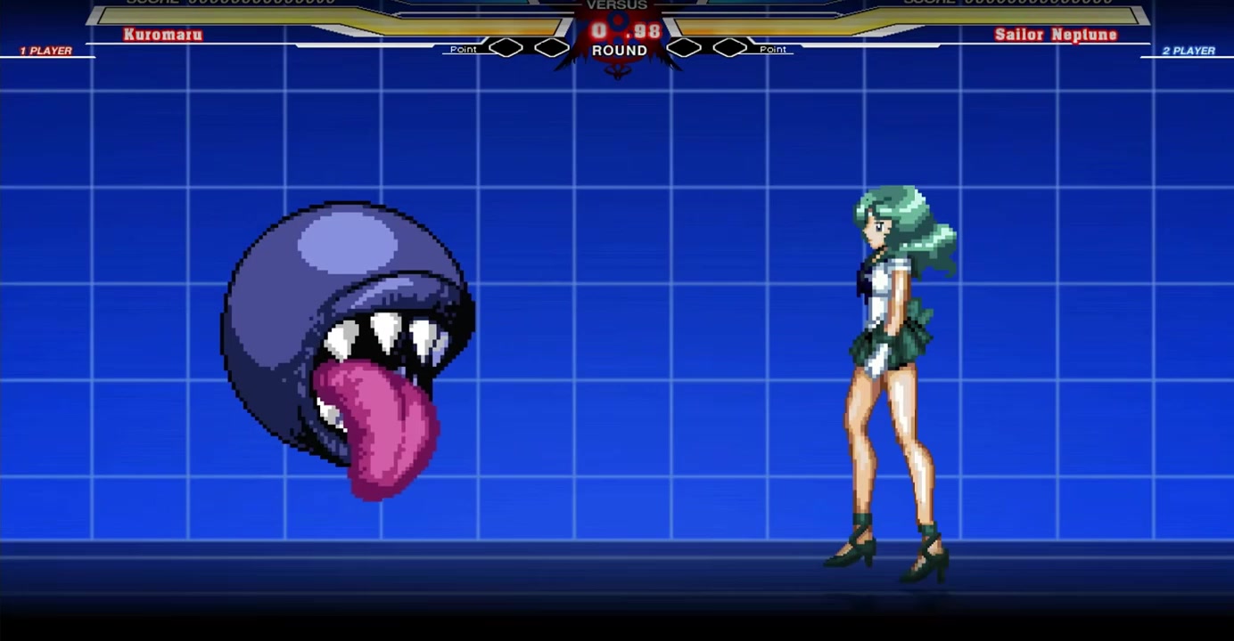 Kuromaru with Michiru and Tifathreesome anime scene