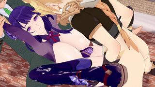 Raiden Shogun Sex [sound]【Koikatsu】