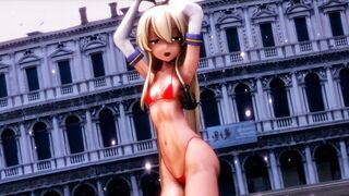 Shimakaze - Mouth of Truth (C ver.) [MMD R15] Delor