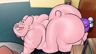 Richard having fun while the family is away