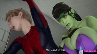 Futa Shehulk V spiderman 2