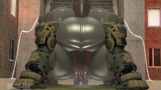 Futa Scorch riding her toy