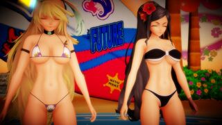 MMD R18 Velvet x Milla Summer Bikini Dance