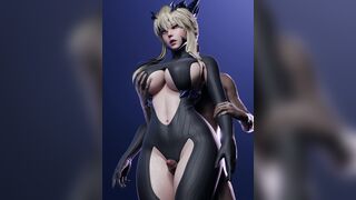 Artoria Lancer Alter Thighjob (4K)