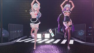 like a maid or cat 《MMD》