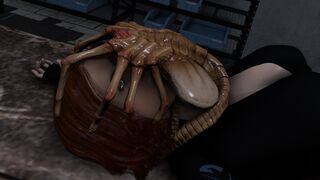 "The Lab" Black Widow x Facehugger (Short)