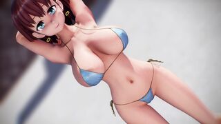 Ai-chan's boobs are super bouncy (白牙＠ホワイトファング) Bikini