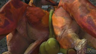 some wroggis give bella thighjob