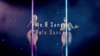 Evie & Sanyaa Pole Dance [Vindictus] [4k]