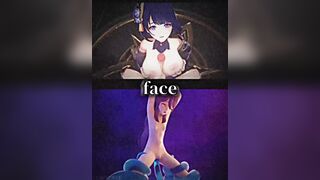 Raiden  VS  Hutao   Genshinimpacte