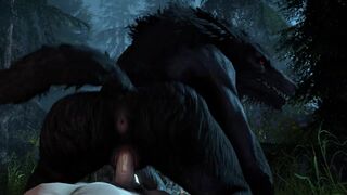 Feral Wifwolf in heat『AlphaWolf77』