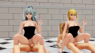 Aqua y Darkness (Konosuba)