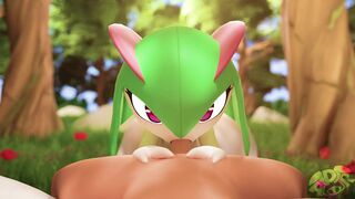 Kirlia Doing Blowjob