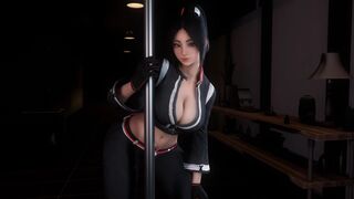 Mai Shiranui Pole Dance
