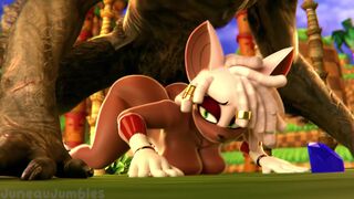 Rouge fucked by Monster