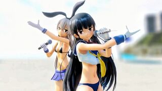 Shimakaze & Isokaze - Colorful x Melody [MMD R15] HolyPanchiraKingdom