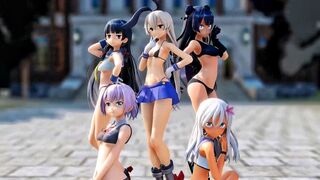 Shimakaze & Fleet Girls - Kimagure Mercy [MMD R15] HolyPanchiraKingdom