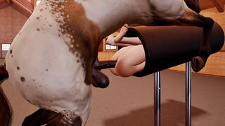 Stuck Inside Horse Breeding Mount