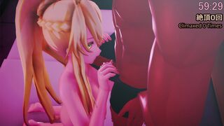 Artoria Sex game defeat (Eng Subs) - Poko