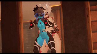 Furry slut gets the time of their life being used by a huge futa cock~