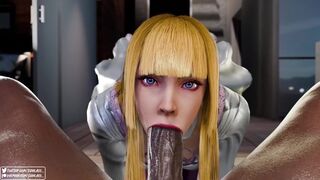 Emilie de Rochefort blowjob