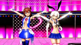 Shimakaze & Sora - Darling Dance [MMD R15] RubyMMD