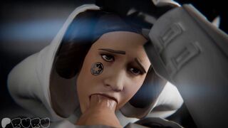Leia loves Cock sucking | Fortnite