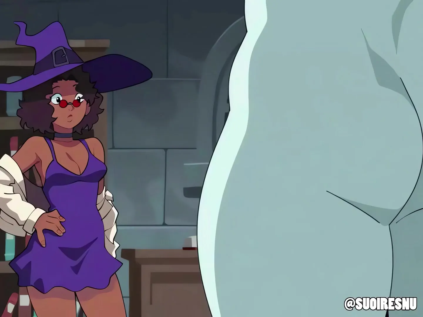 Suoiresnu witch animation