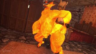 Flame atronach summoned