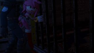 Amy Caught by Soldier Gun