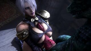 Ivy Valentine Lizard Clothed titfuck 2
