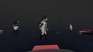 vrc goth girl nude dancing  vid