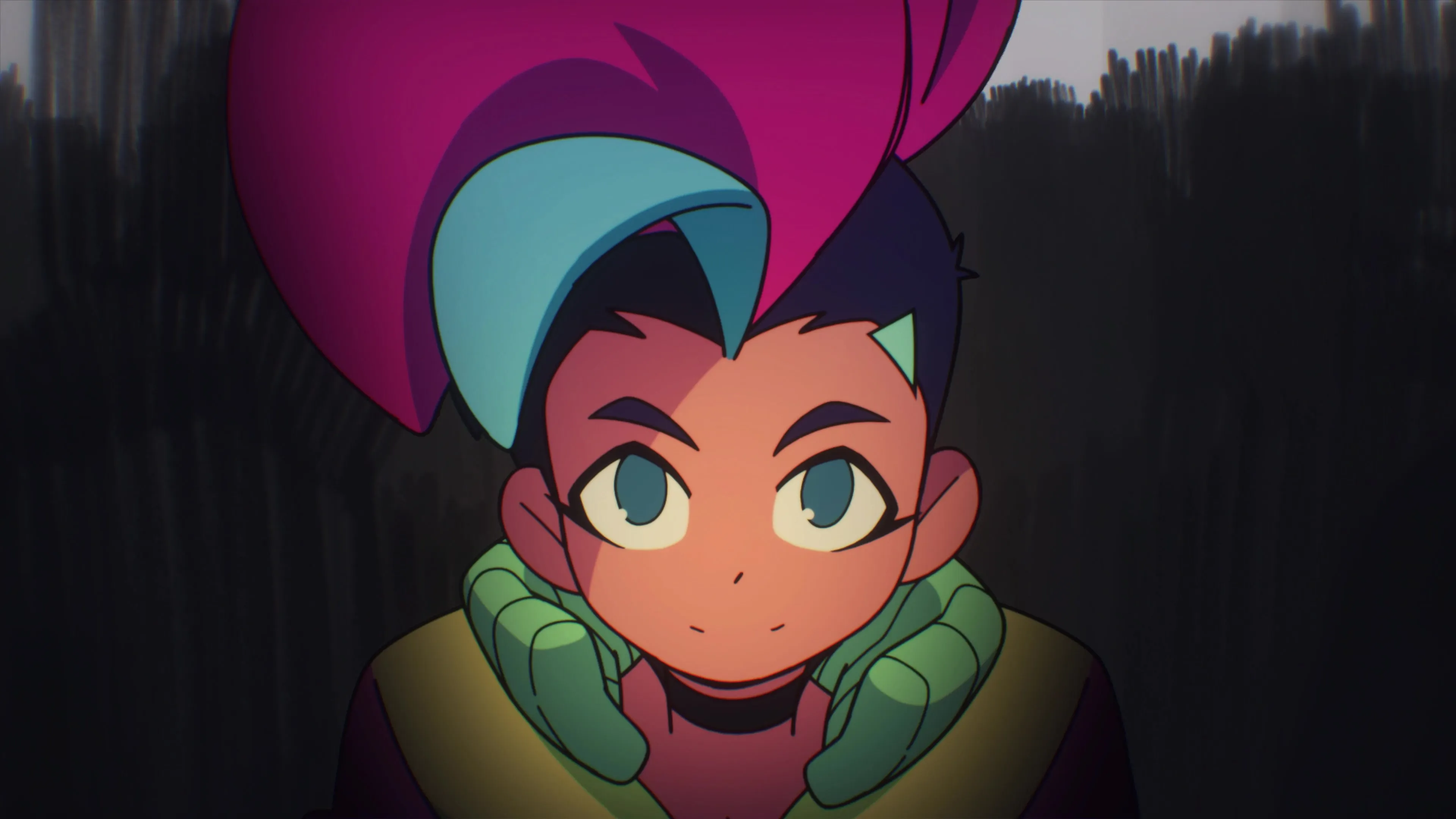 Video still of intimate encounter