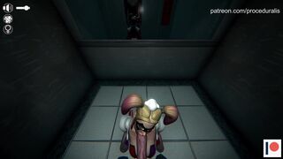 Harley stuck on an elevator (proceduralis)