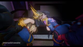 Magik & Psylocke combo’d into submission