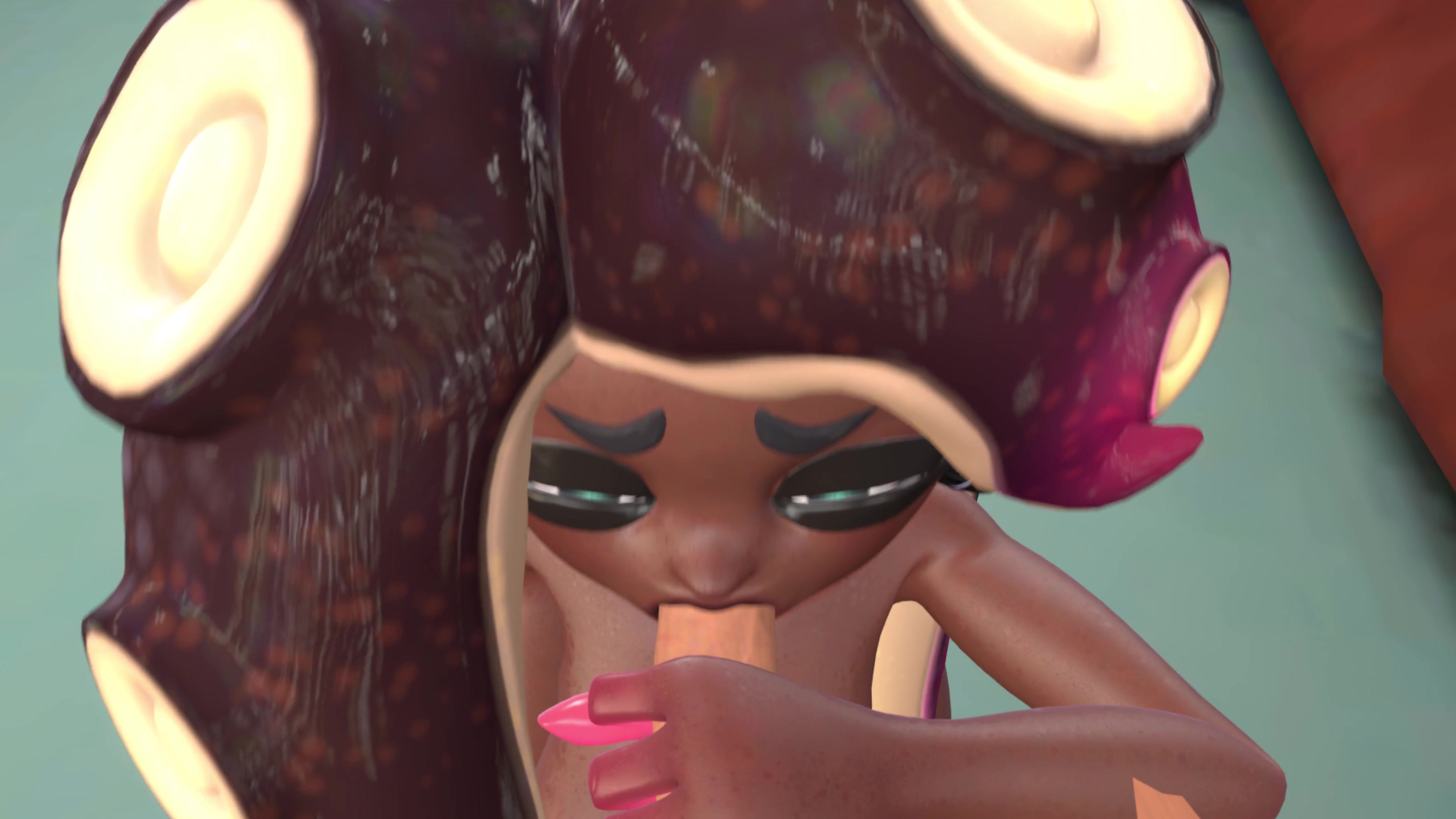 (Splatoon 3) Marina Blowjob Animation(no Sound)