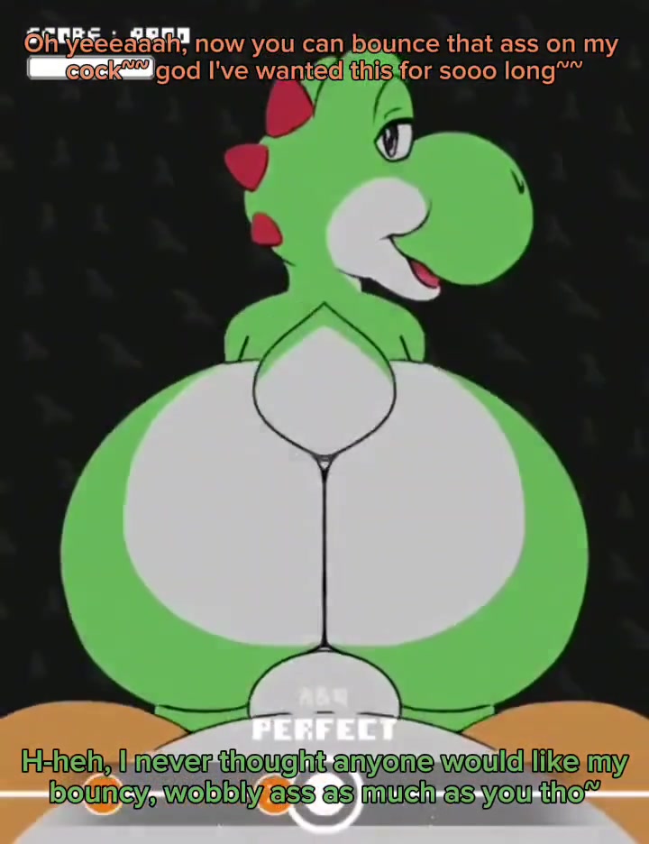 Yoshi Gets Fucked By Orange Yoshi Pt.1 (Captions)