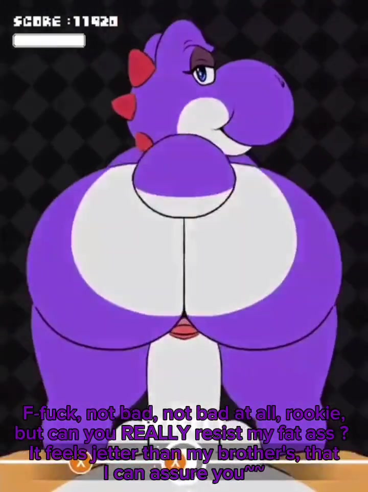Purple Yoshi Gets Fucked (Captions)