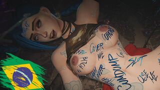 Jinx Instaloss [Pintura Corporal][Zmsfm][LEGENDADO PT-BR]