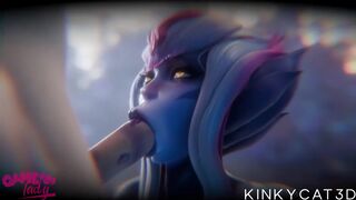 Evelynn sucking[kinkycat3d][4k 60fps]